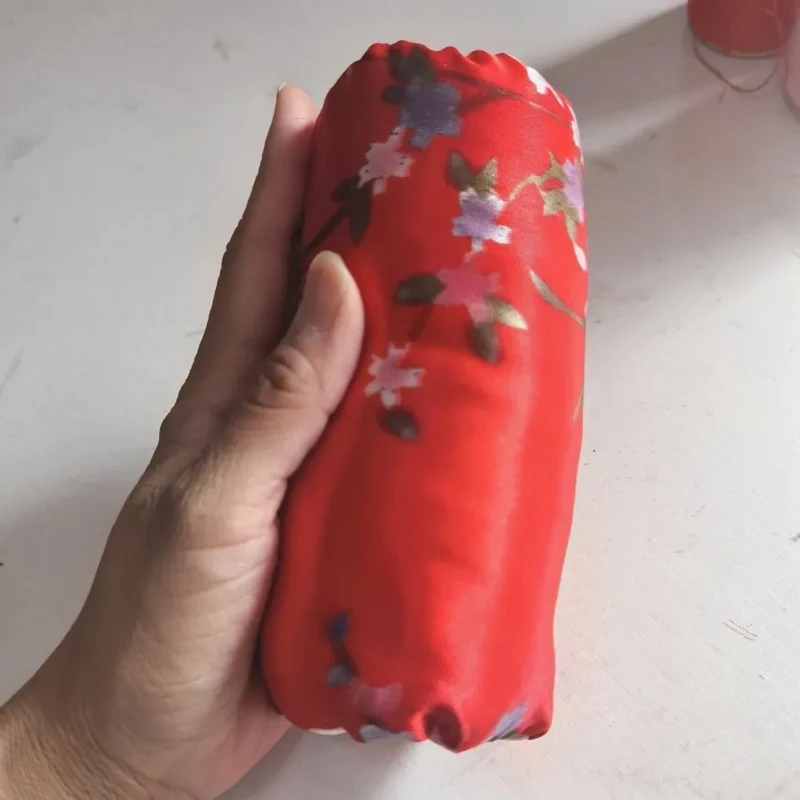 

Men Sexy Floral Simulated Silk Smooth Therapy Sheath Filled Cotton Fetish Silky Touch Underwear Briefs Private Party BF Handmade