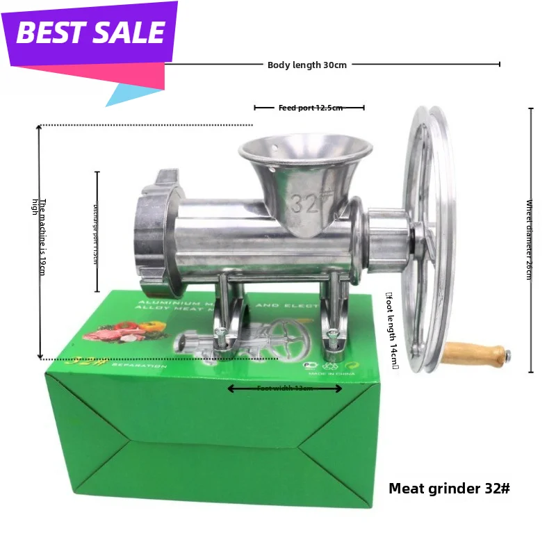 Manual Meat Grinder Mincer Mill for Flour Sauce Juice Noodle Maker Home Kitchen