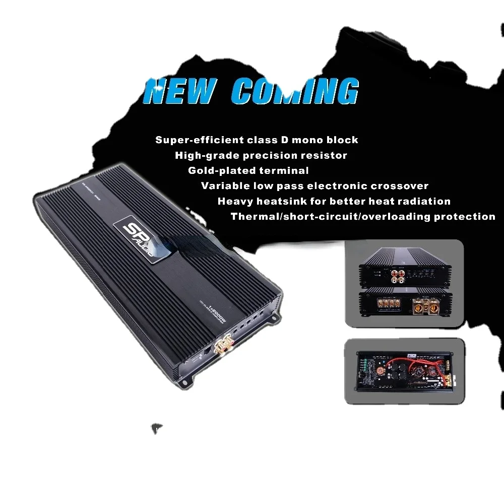 High end 2000w class d car amplifier