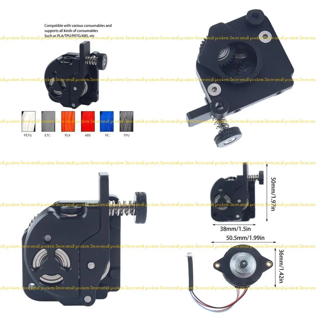 

R1WD Точный высокоскоростный экструдер кормления для K1C K1MAX Printers Metal Metal Hybrids Hybrids.