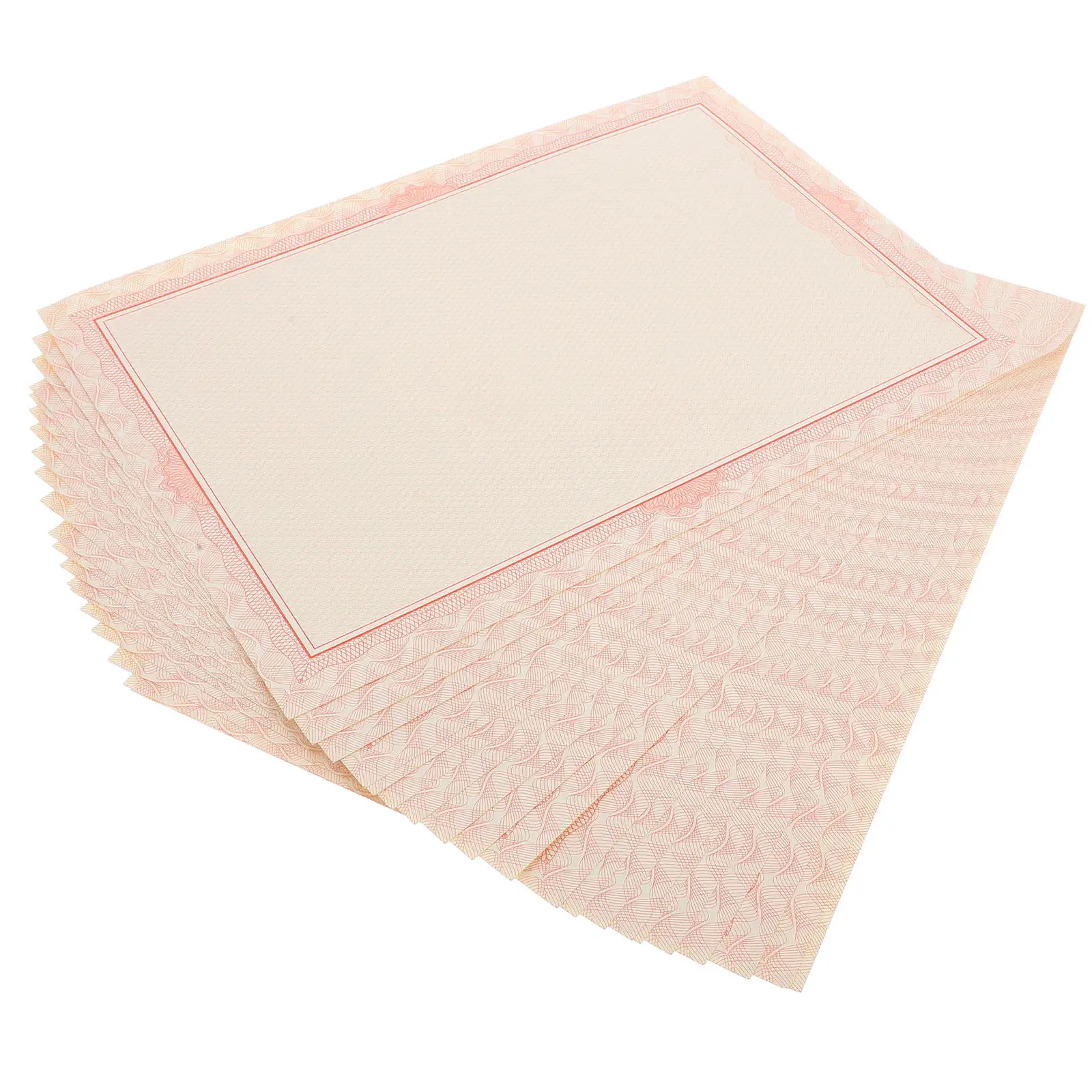 

20Pcs A4 Blank Certificate Inner Paper Premium Parchment Style Diploma Certificate Paper for Schools Businesses Graduation