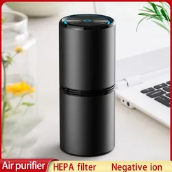 2024 New Xiaomi Youpin Car Air Purifier Negative Ion Generator USB Low Noise Deodorizer Smoke Odor Remover Mi Air Cleaner Home