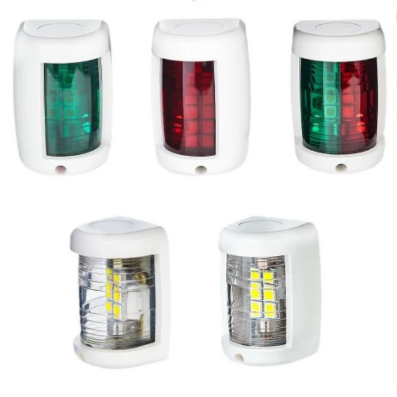 ISURE MARINE 12V Boat LED Navigation Lights Red Green Signal Lamp For Marine Boat Yacht Red Green Marine Side Lamp