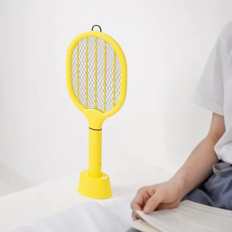 Rechargeable Battery ABS Eco-Friendly Mosquito Killing Lamp Rotatable Electronic Fly Trap UV LED Bug Zapper Insect Racket