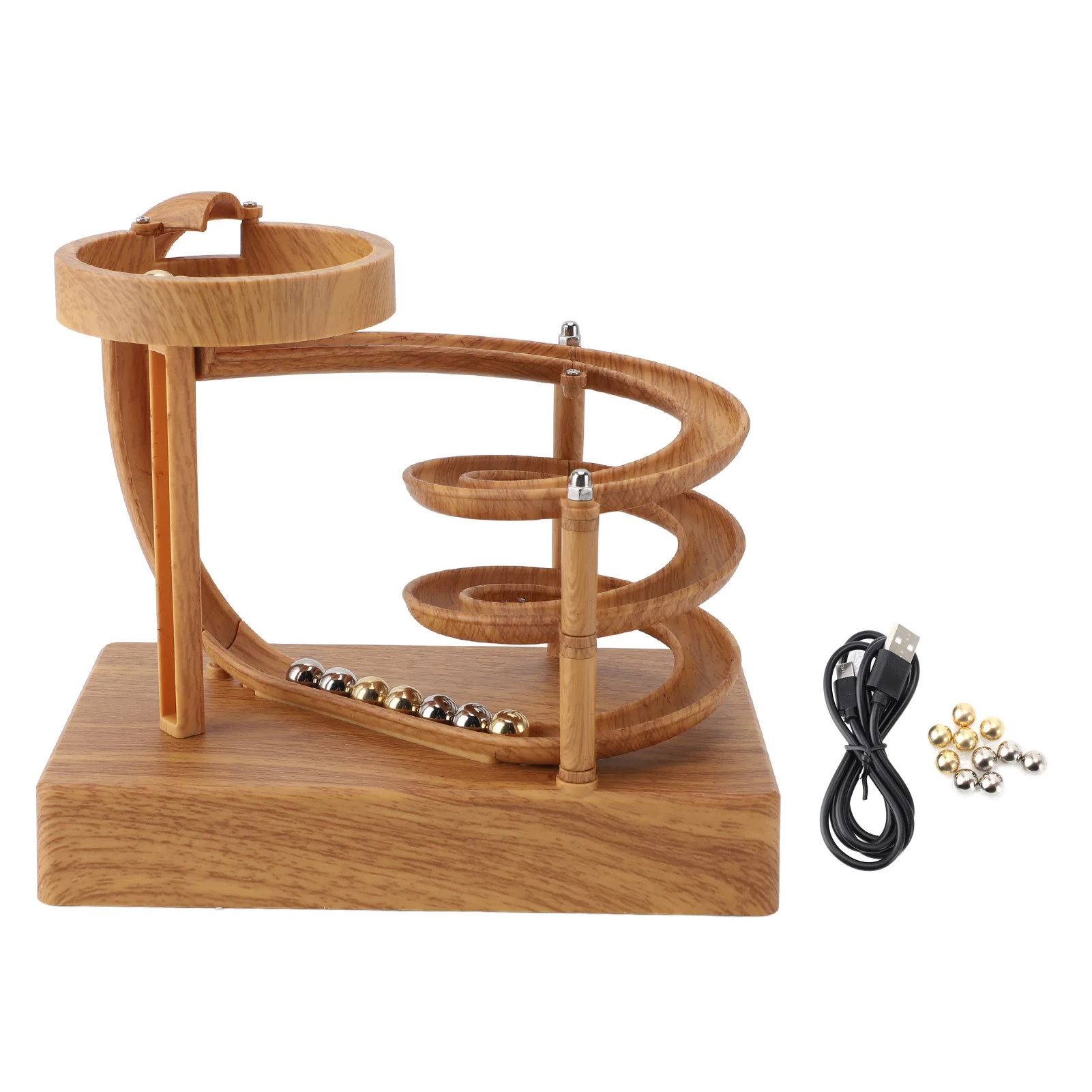 Art Perpetual Motion Machine Bureau Ornament Bureau Non Stop Rolling Ball Tafelblad Dynamics Principe voor weergave