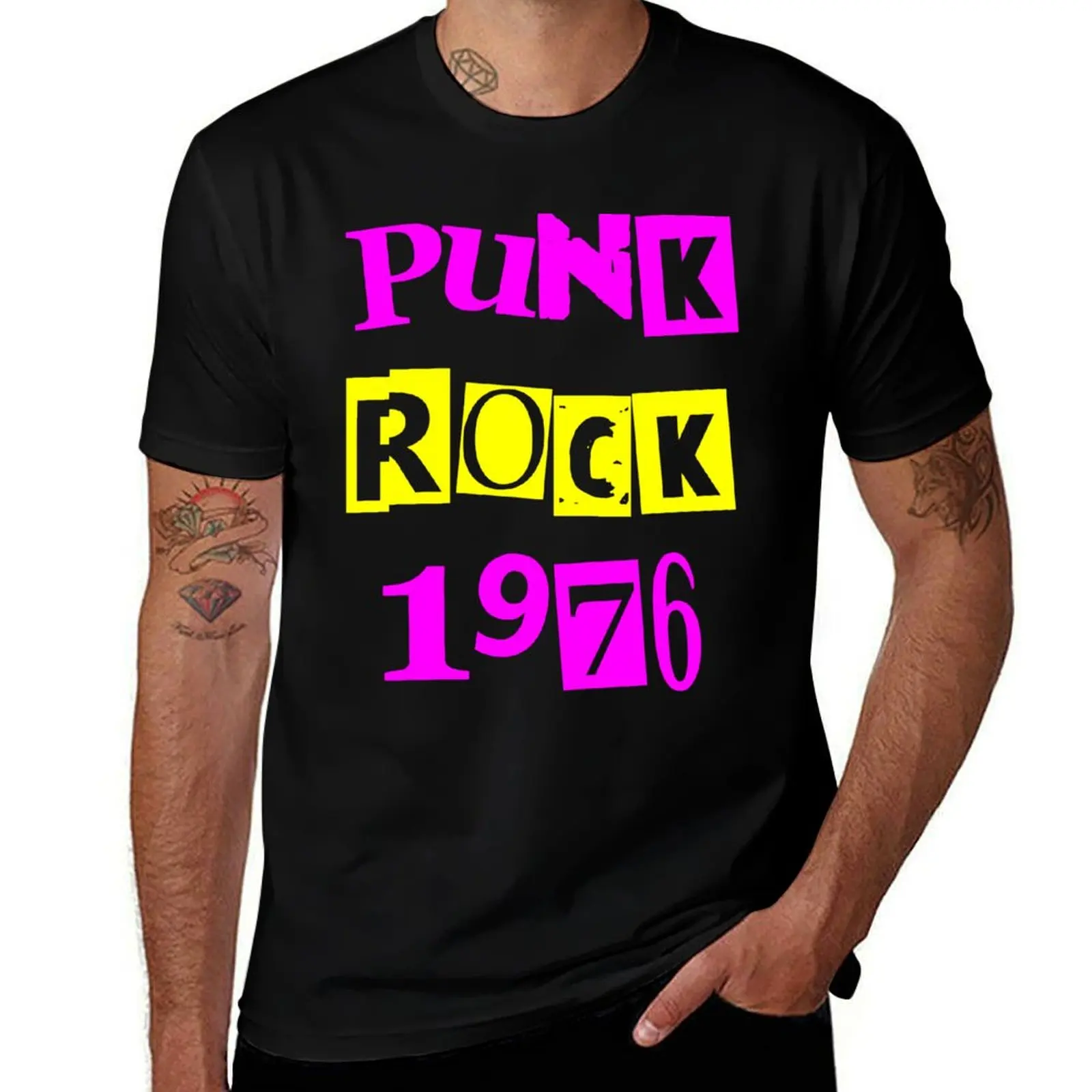 

Punk Rock 1976 - Punk Art T-Shirt man t shirts cotton t shirts designer graphic t shirts for man T-Shirt