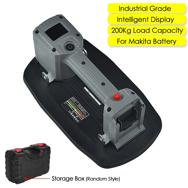 

Intelligent Display Electric Vacuum Suction Cup 200KG Loac Granite Tile Glass Vacuum Lifter for Makita Battery (NO Battery)