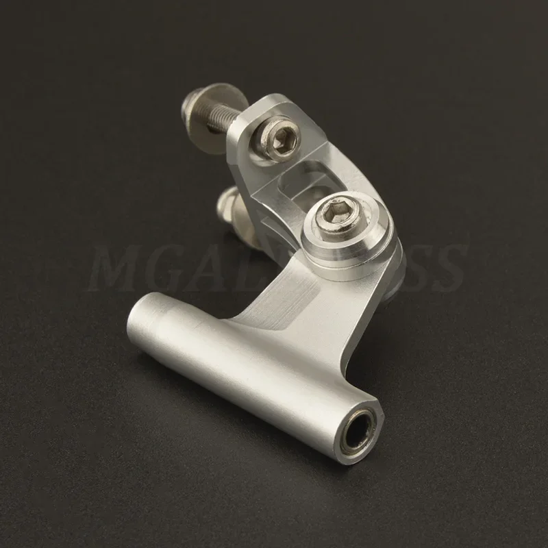 อลูมิเนียมคุณภาพสูง 3.175 มม.เพลาแบบยืดหยุ่นวงเล็บ Strut fr RC เรือ 1/8 ''3.175mm ความเร็วเพลาแบบยืดหยุ่น Hydroplane Vee เรือรูปไข่