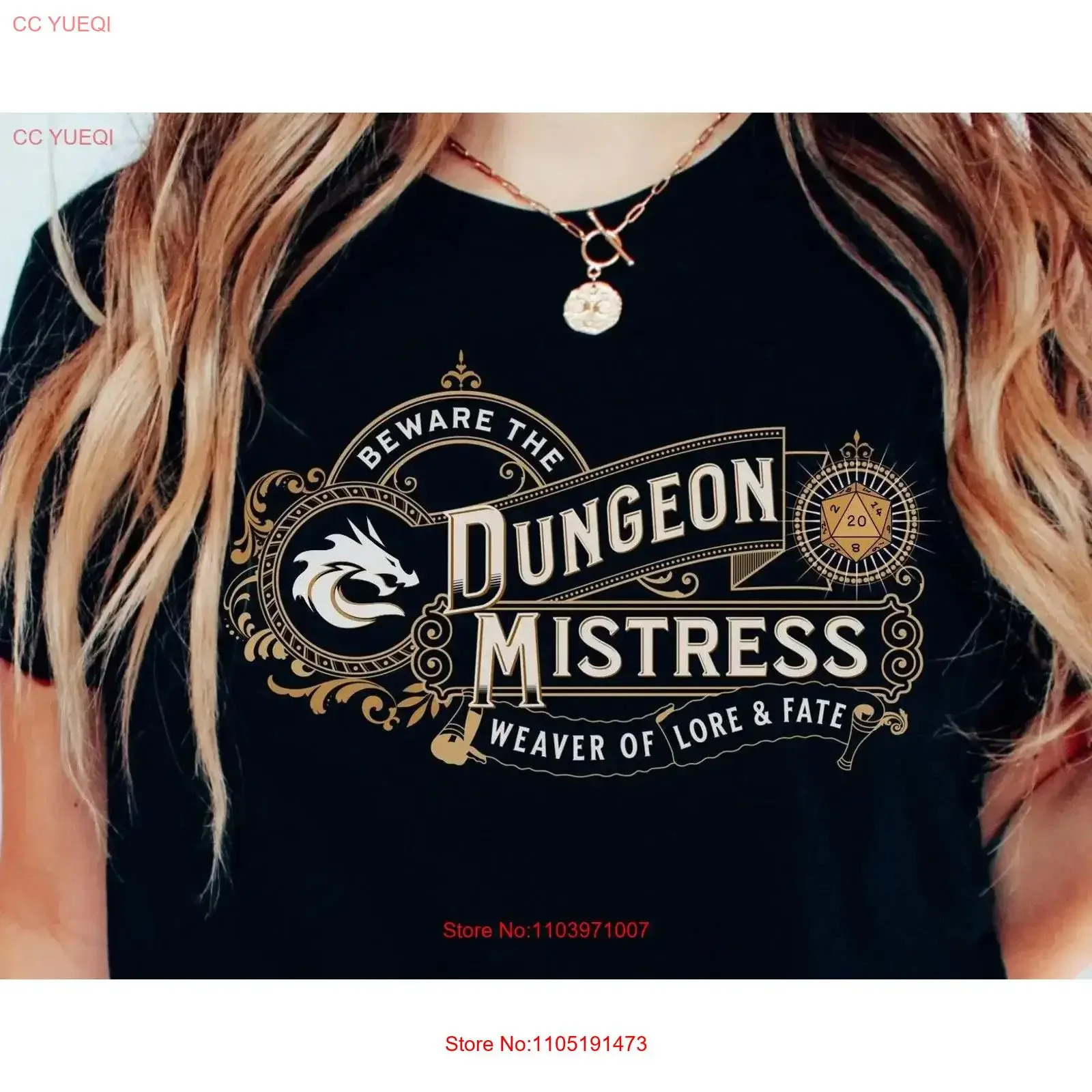DUNGEON MISTRESS T Shirt DM dnd gift for mistres Game master vintage Washed Soft Top For Everyday Wear Slightly Versatile homme
