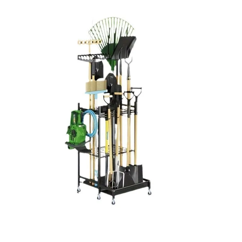 أدوات حديقة من الحديد المطاوع، رف معلق بخطاف مستقيم، حامل زهور بمنصة تيمون مثبت على الحائط #1