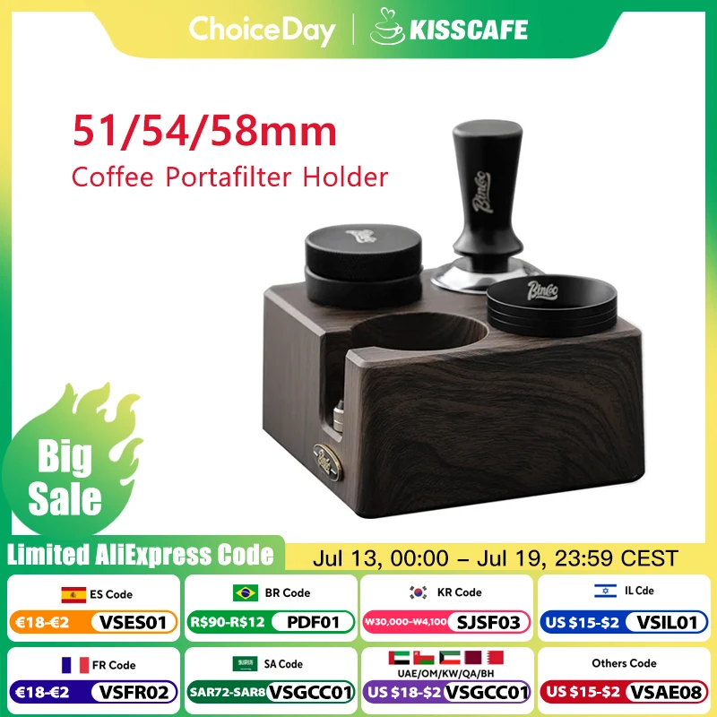 Coffee Tamping Station Stand Portafilter Holder 51MM 54MM 58MM ABS For Delonghi Breville Espresso Accessories Barista Tools