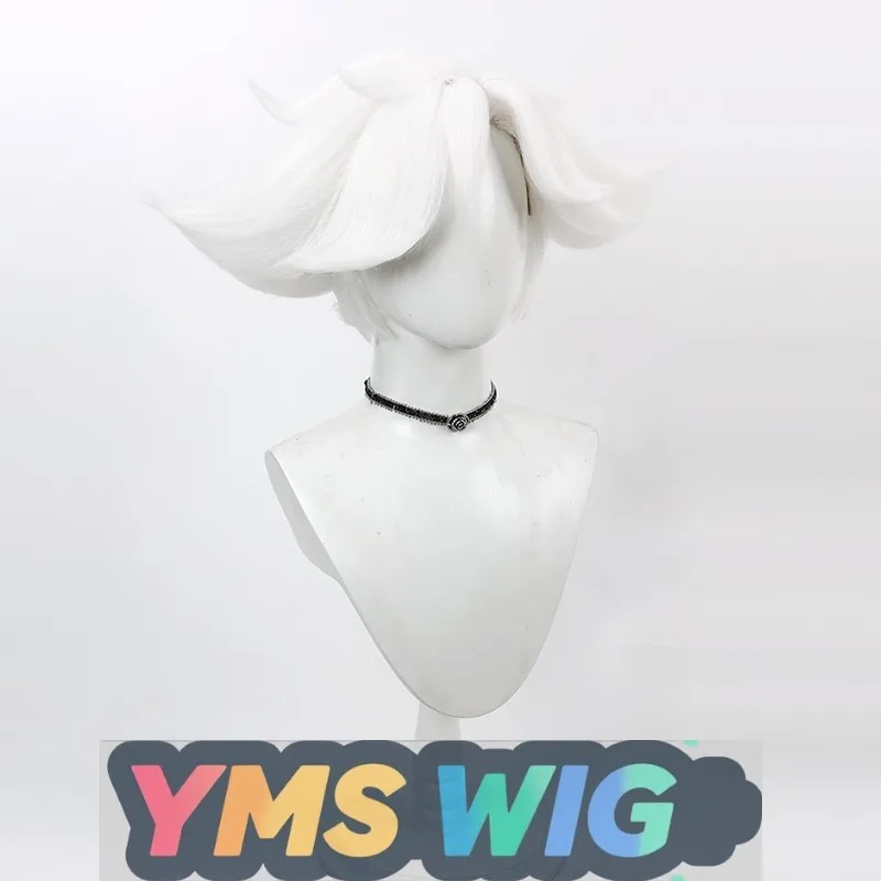 [YMS WIG] Hell Inn Angel Dust Cos Perruque Angel Dust Cuir chevelu blanc