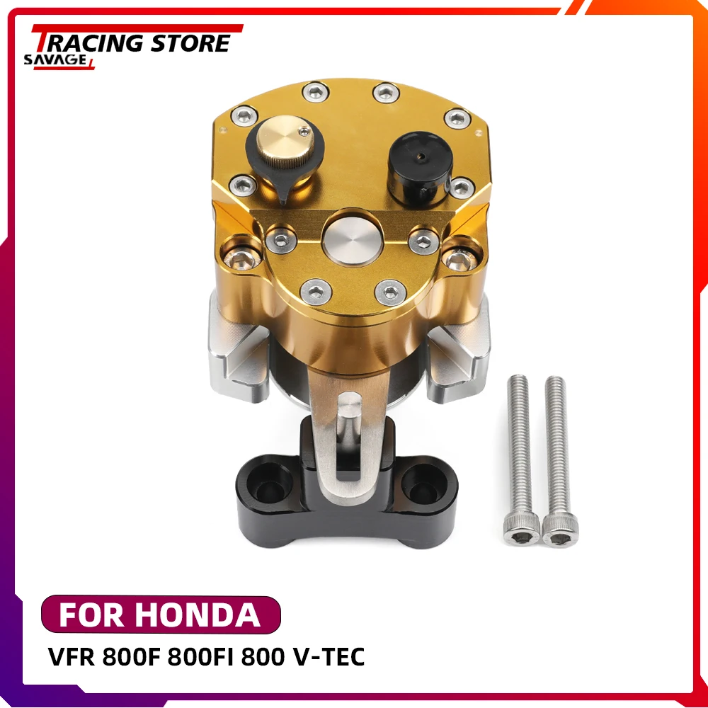 Motorcycle Stuurdemper Stabilizer Voor Honda Vfr 800F 800Fi 800 V-Tec Steering Stabilizer Vfr 800 Omgekeerd Veilig Beugel