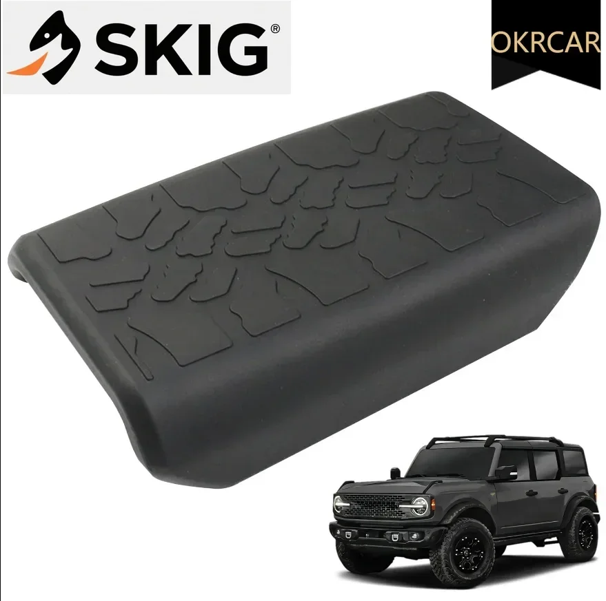 

1 PCS Car Armrest Box Protective Cover For Ford Bronco Central Control Armrest Model 2021 2022 Modely Interior Accessories