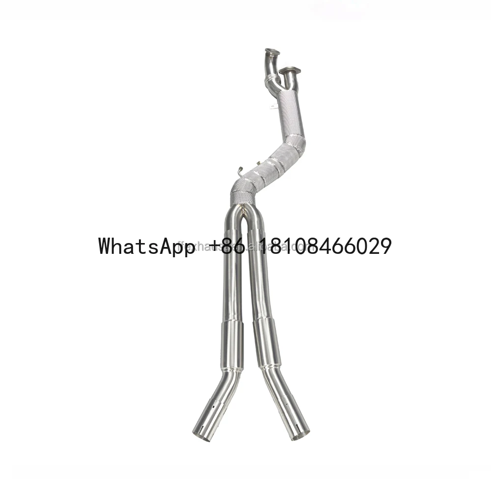 

Быстрая доставка, выхлопная труба 89 мм/101 мм из нержавеющей стали, средняя труба равномерной длины для BMW S58 M3 M4 G80 G82 3,0T, средняя труба