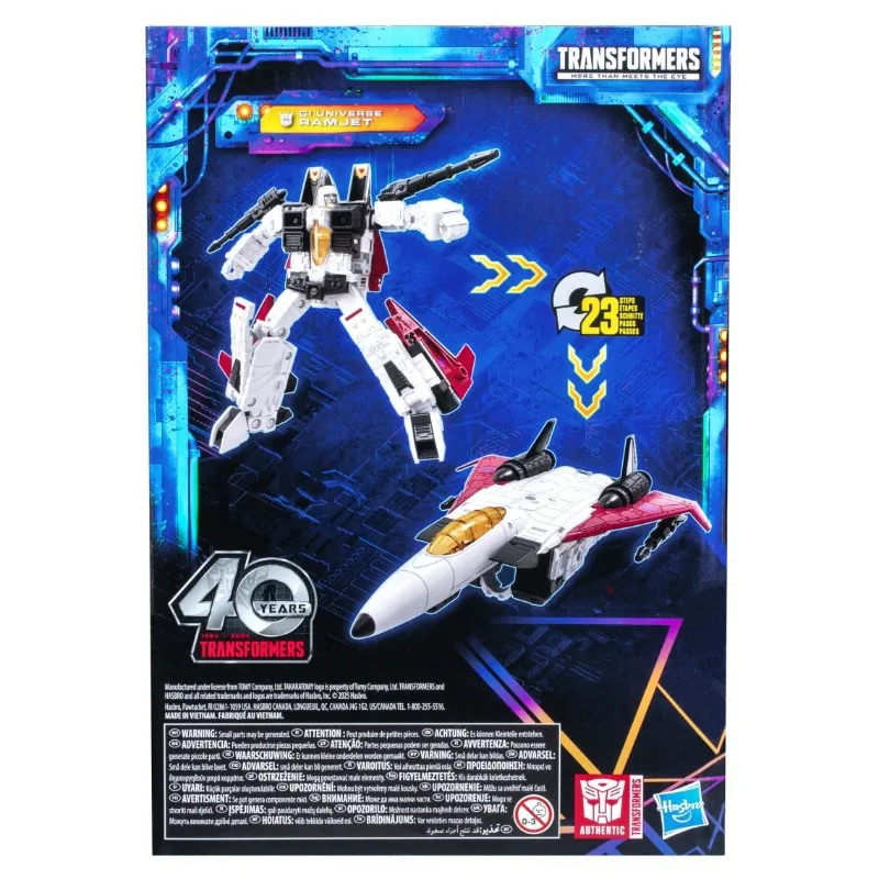 Hasbro Transformers Legacy: United Voyager Clase G1 Universe Ramjet Nuevas figuras de acción