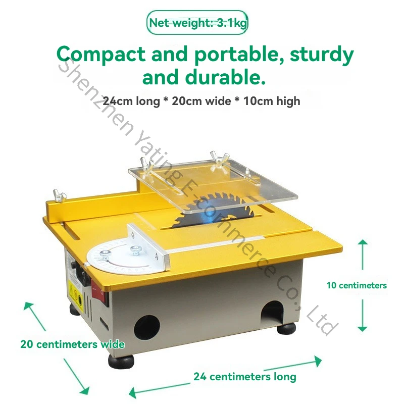 Electric Table Saw Household Woodworking Mini Multifunctional Acrylic DIY Desktop Cutting Machine