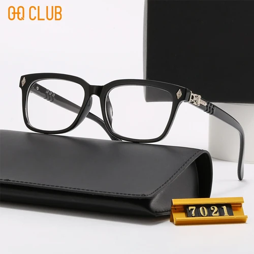 O-Q CLUB gafas De lectura cuadradas Plus para hombre, gafas De lujo De cristal para mujer, lentes ópticas con receta, gafas para mujer