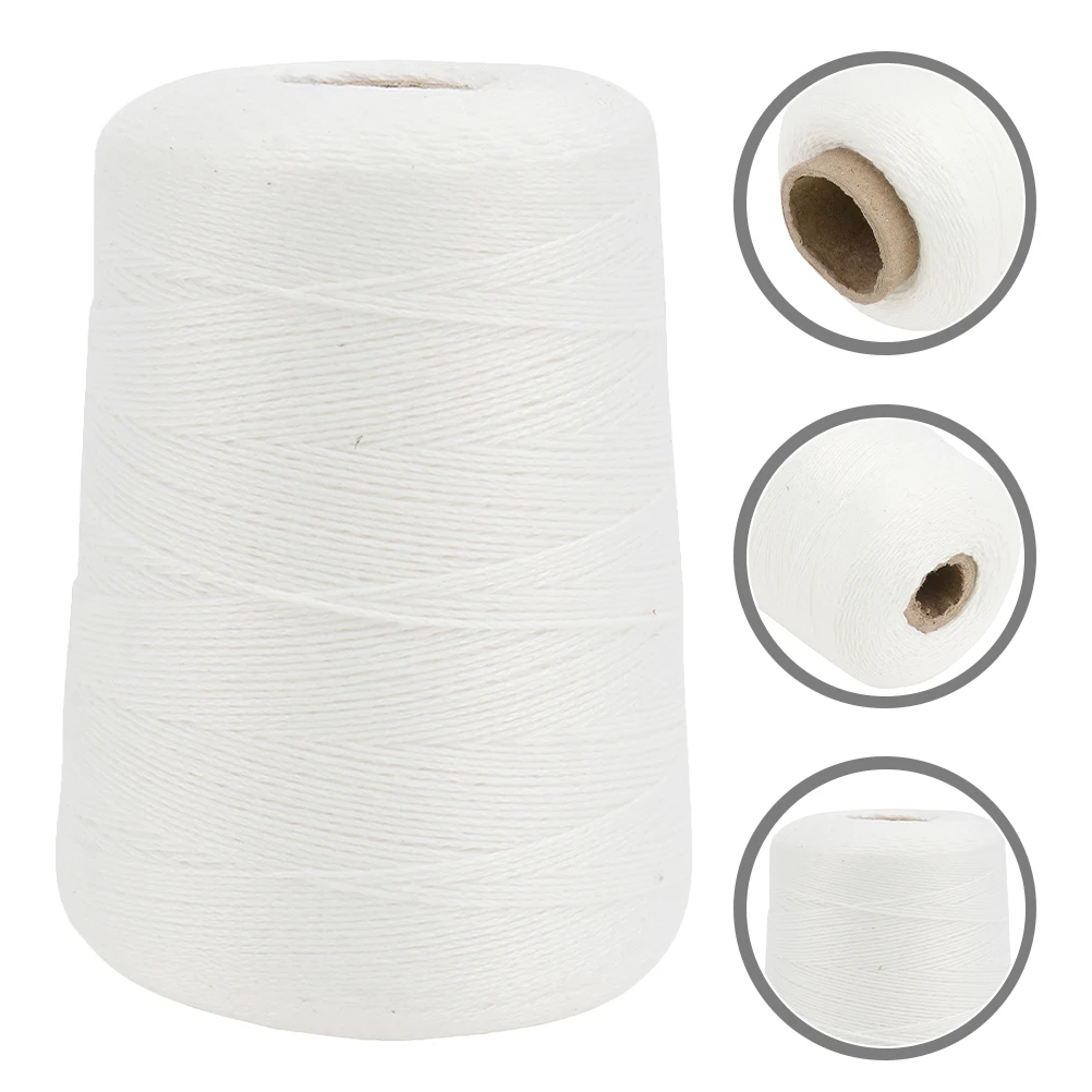 

1 Roll Premium Cotton Twine for Cooking Meat Sausage Tying Strong Kitchen String for Roasting and Gift Wrapping