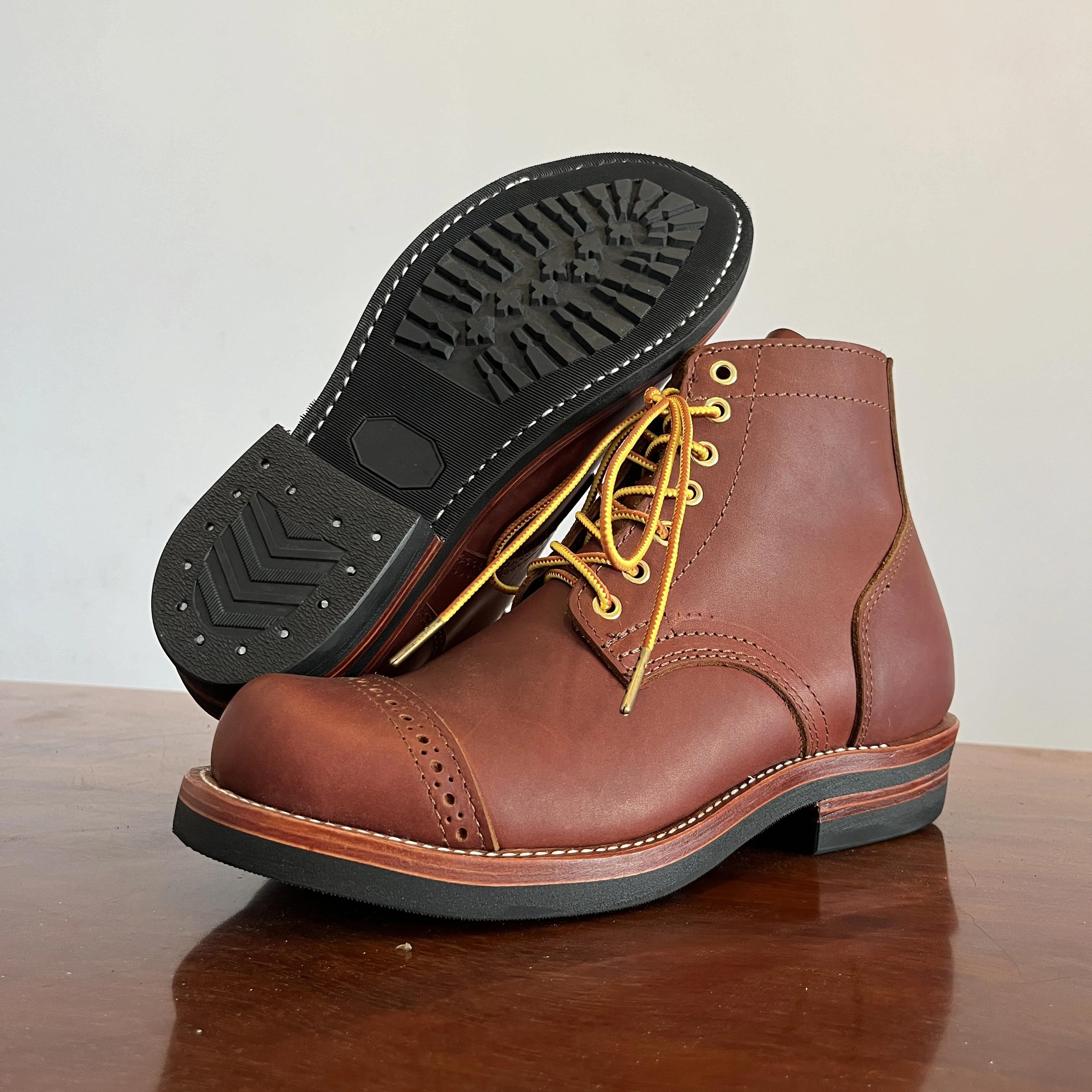 LC420 RockCanRoll Wytrzymałe buty ze skóry włoskiej Goodyear Welted, wykonane na zamówienie, super jakość, rozmiary 35-52, ręcznie robione