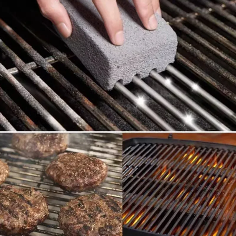 Hot Sale Cleaning Stone: BBQ Grill Pumice Brick for Oven Rack, Grease Remover Heavy Duty Scrubber Tool