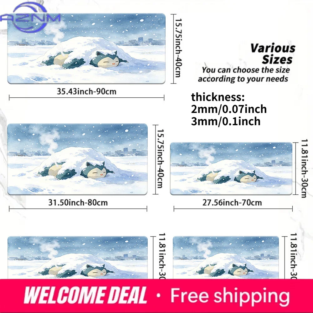 

Pokemon Ash & Eevee Starry Desert TCG Playmat Non-Slip Washable Gaming Mouse Pad
