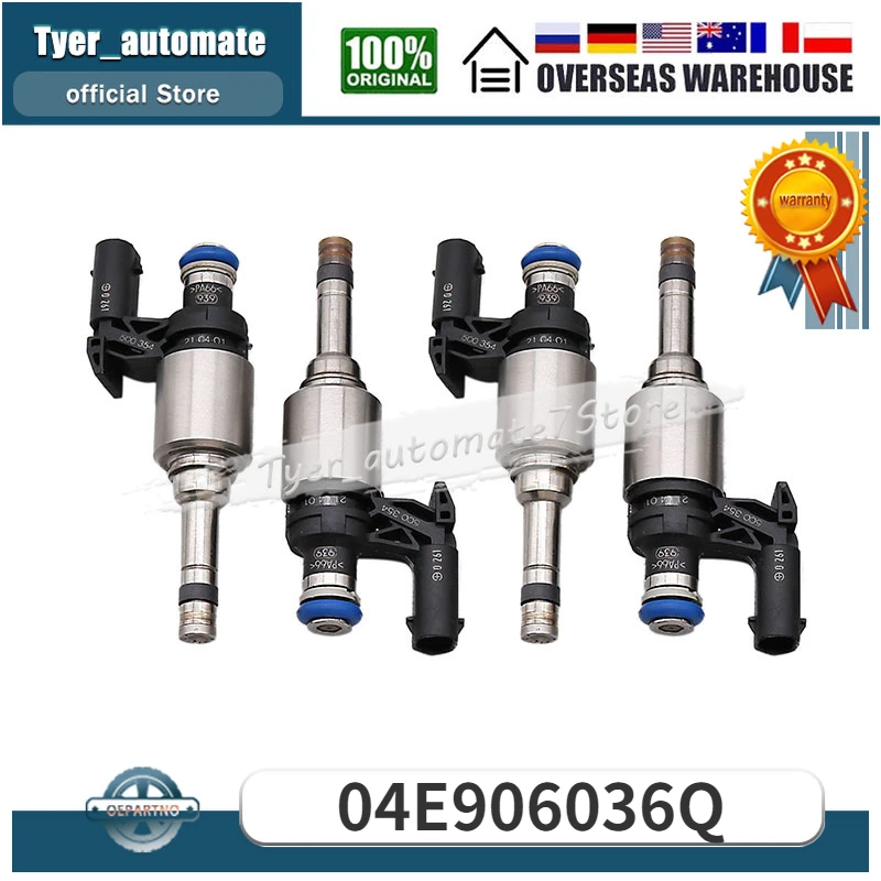 For 2016 Audi A3 Sportback e-tron 2013-2017 Volkswagen Jetta 04E906036Q Fuel Injectors