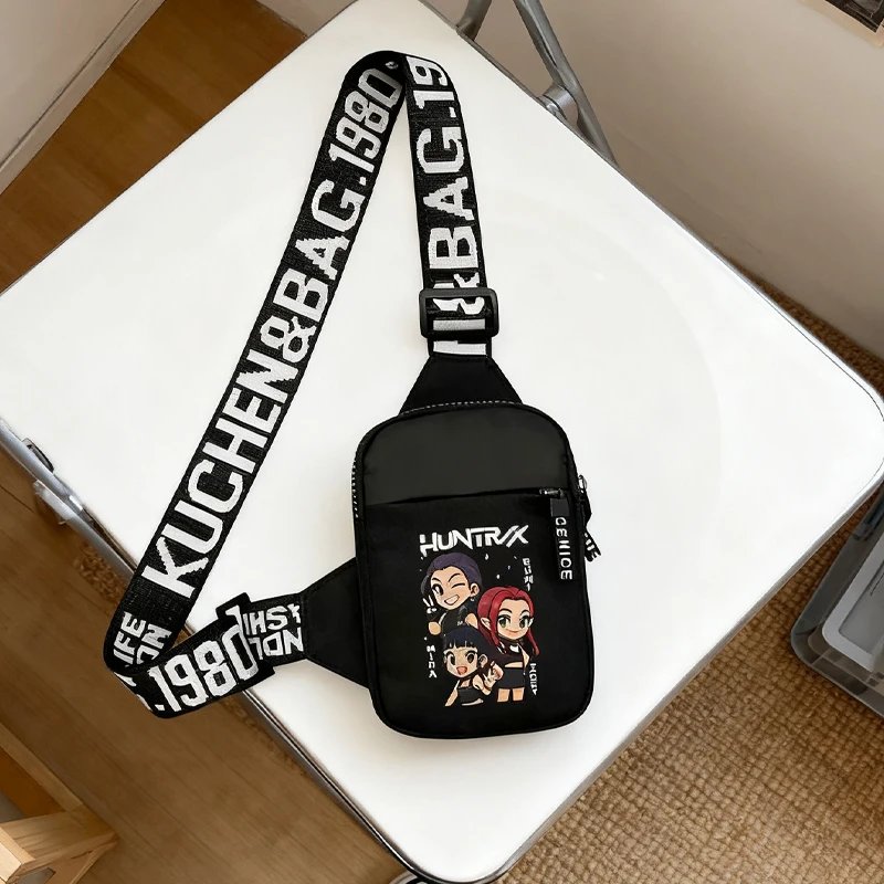 

KPop Demon Hunters Shoulder Bag Daily Travel Convenient Single Shoulder Bag Fashionable Anime Crossbody Bag Friend Birthday Gift