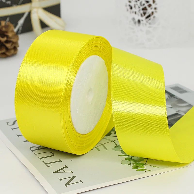 4cm×220cm Rose Ribbon Wedding Ribbon Flower Gift Cake Package Ribbon Birthday Wedding Decoration Supplies Ribbon Wholesale