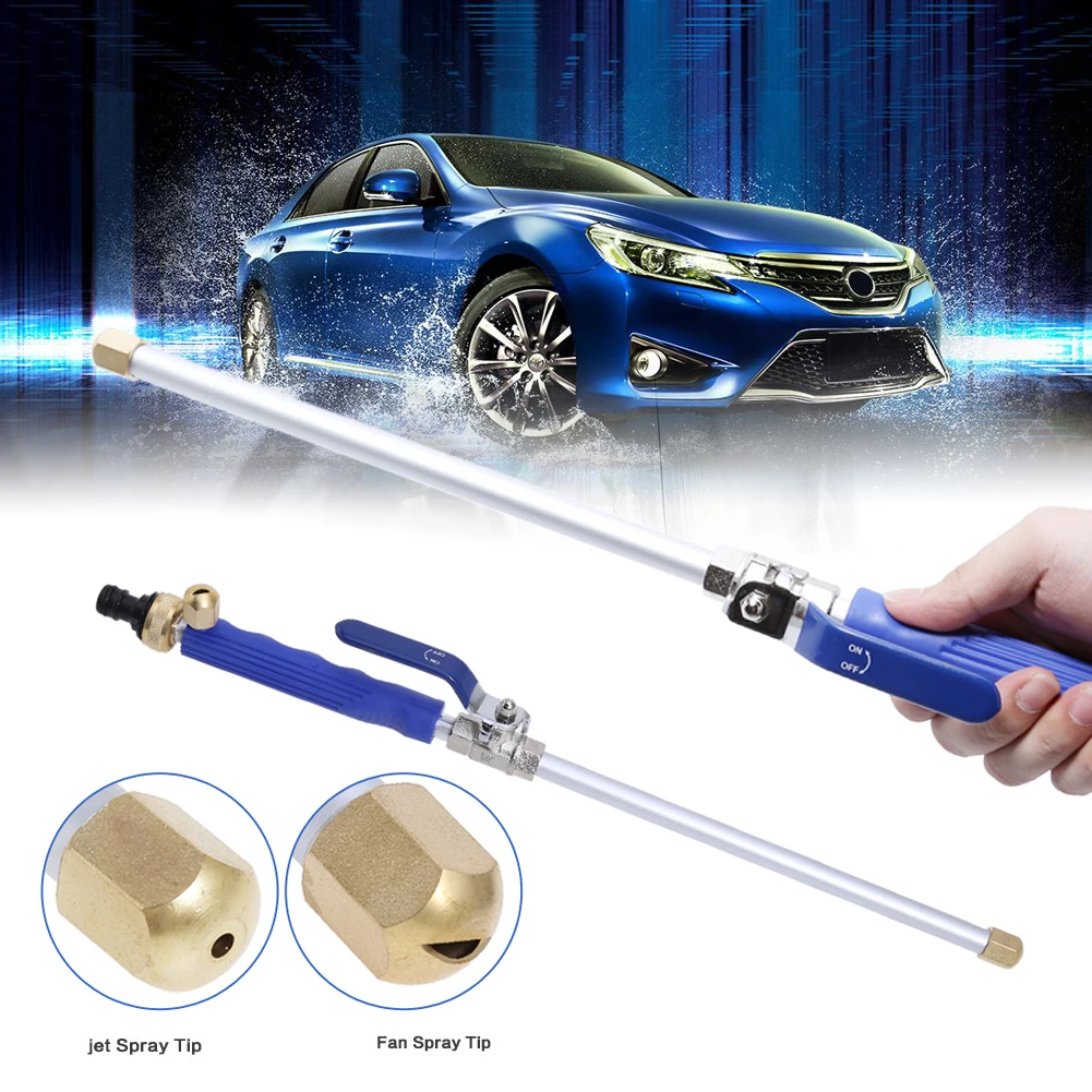 1set Jet Nozzle Power Washer for Garden Hose, High Pressure Hose Nozzle with 2 Jet Different Nozzle and Hose Quick Connectors