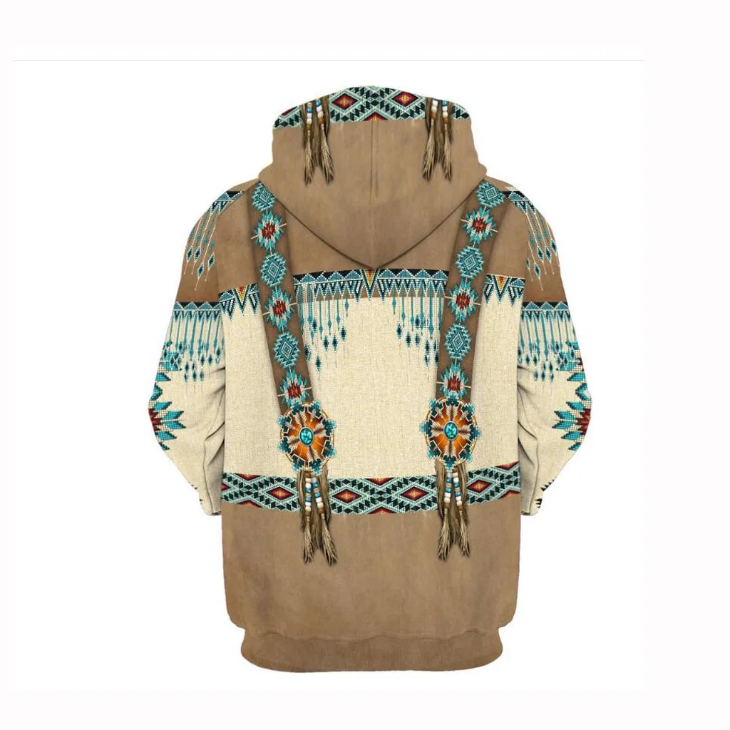 Men Coat Jacket Mens 3d Vintage Ethnic Print Hooded Long Sleeve Hoodie Blouse Coat Jaket Snow Coats For Men Big And Tall