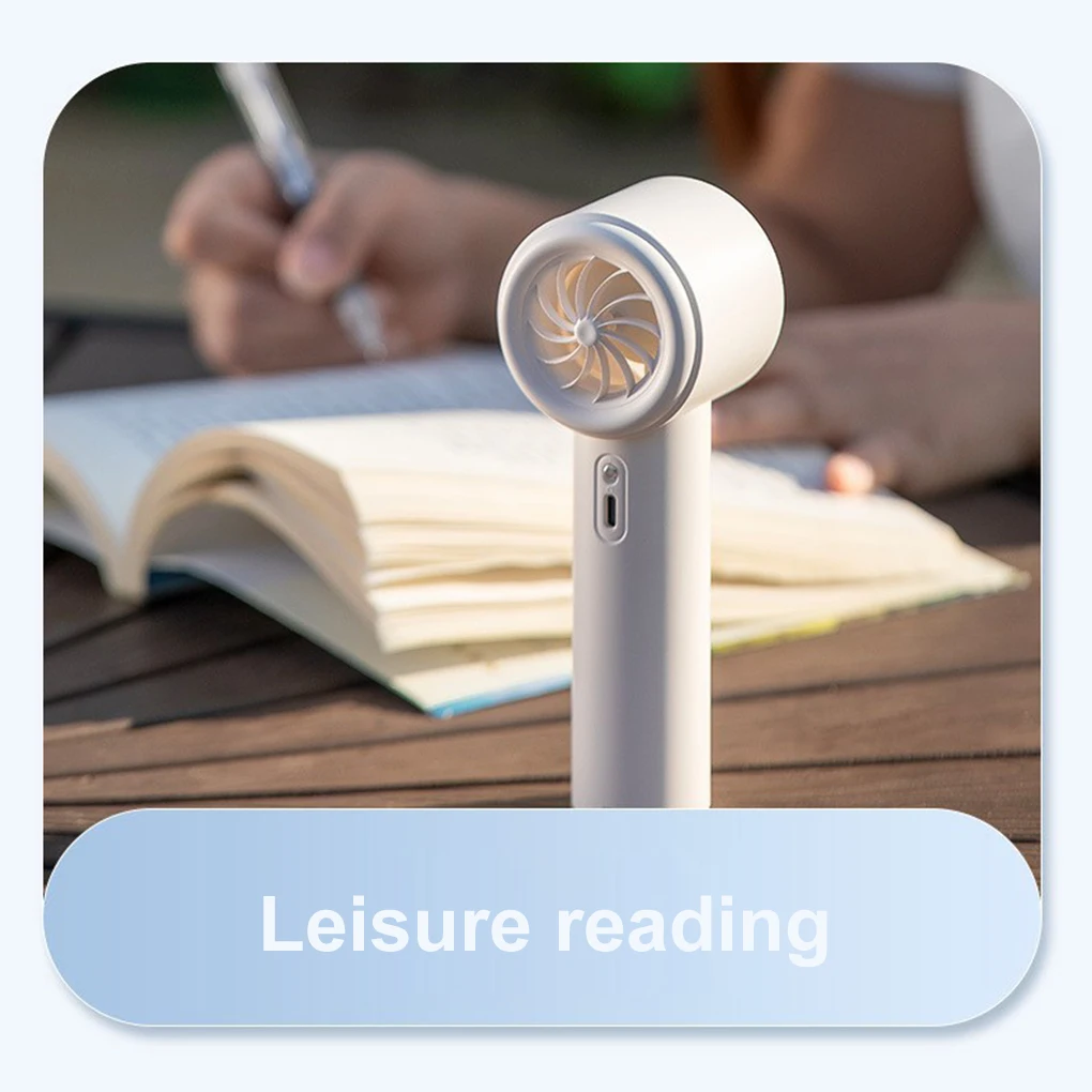 100 speed handheld fan For home office ice-sensing hurricane cannon USB charging mini outdoor portable violent turbo fan