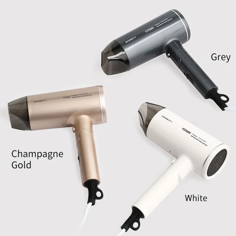 CDWK 고품질 1800W 신형 벽걸이 DC 모터 이온 헤어 드라이어 전문가용 살롱