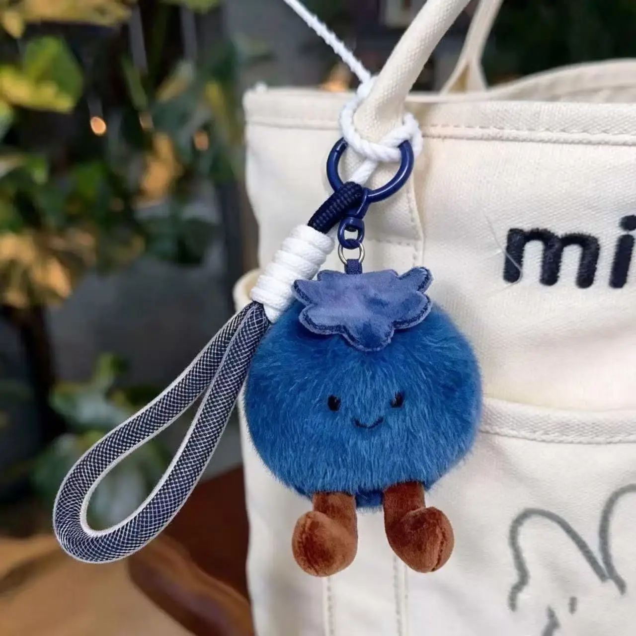 New Blueberry Plush Toy Doll Keychain Ornament Bag Pendant Cute Keychain As A Gift For Your Best Friend Or Friend Accessory