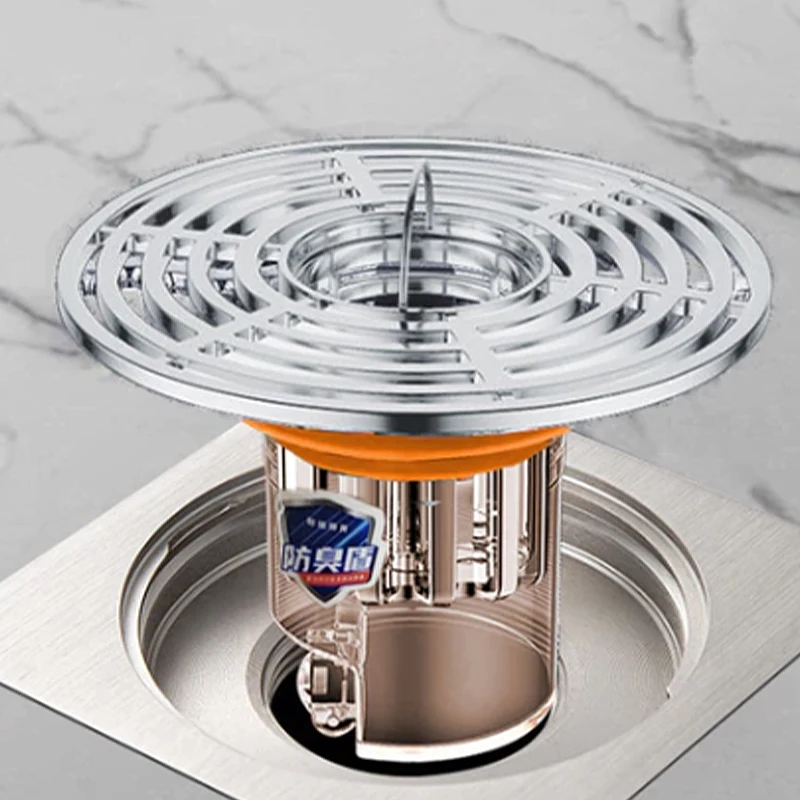 

Bathroom Deodorant Floor Drain Core Toilet Sewer Anti-odor Deodorant Anti-blocking Insect-proof Universal Quick Drain