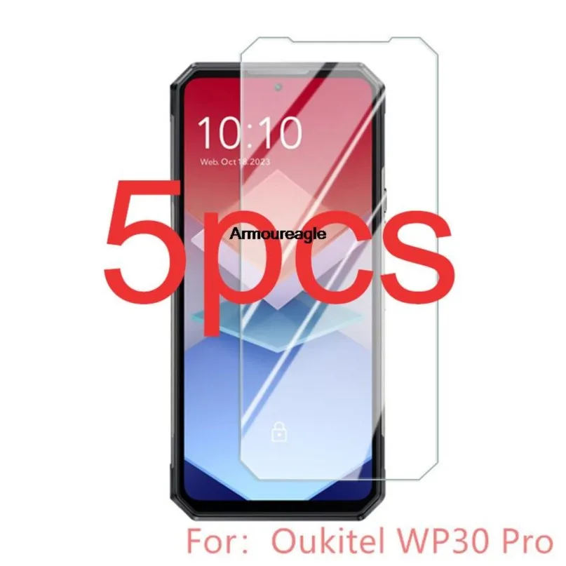 5 шт. HD закаленное стекло для oukitel wp30 pro, прозрачная защитная пленка для экрана, тонкая защитная пленка для oukitel oukitelwp30 wp 30pro 2,5d