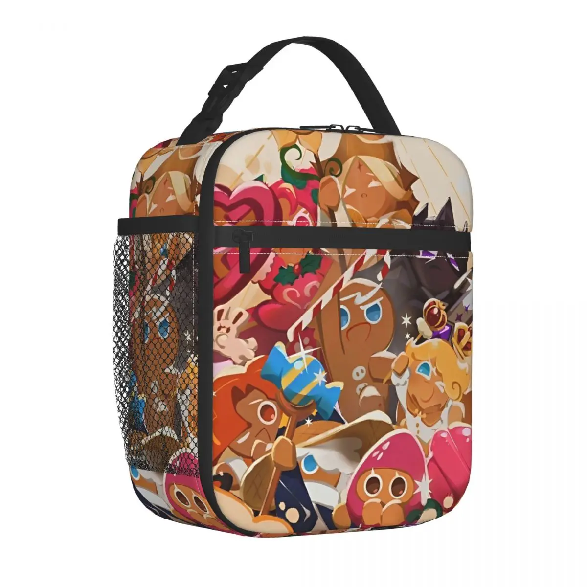 Cookie Run Kingdom Insulated Lunch Bags Large Meal Container Thermal Bag Tote Lunch Box School Outdoor Food Storage Bags