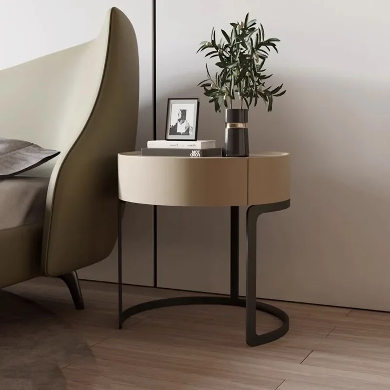 

Korea Unique Nordic Nightstands Table Small Mount Laden Mesa Lateral Nightstands Aesthetic Modern Mesa De Noche Room Furniture