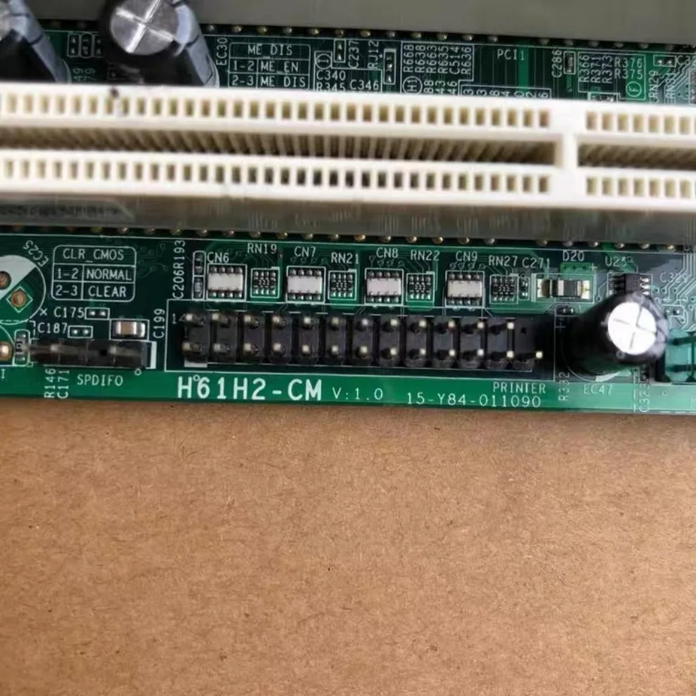 For Tsinghua Tongfang H61H2-CM main board H61 main board 1155 pins, HDMI integrated display board with PCI slot(store code 0374)