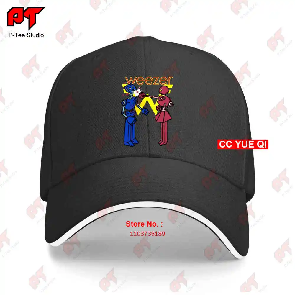 Weezer Babydollrobot Love Baseball Caps Truck Cap A7EU