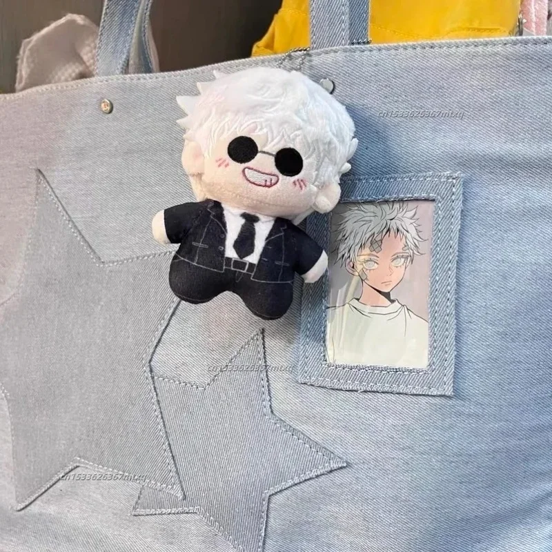 Lustiger Anzug-Stil Gojo Satoru Geto Suguru Puppe Kawaii gefüllte Jujutsu Kaisen Anime Geburtstagsgeschenk für Fans Taschendekoration