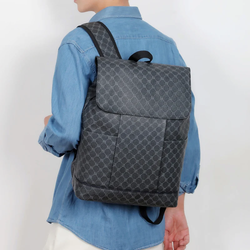 

Fashionable men's PU new shoulder bag backpack handbag mochilas de hombre 백팩 mochila masculino рюкзак zaino moto