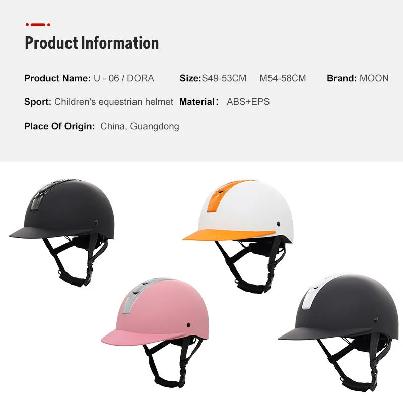 Children ultra equestrian horse riding helmets adjustable sizes safety hats for teenagers Kids