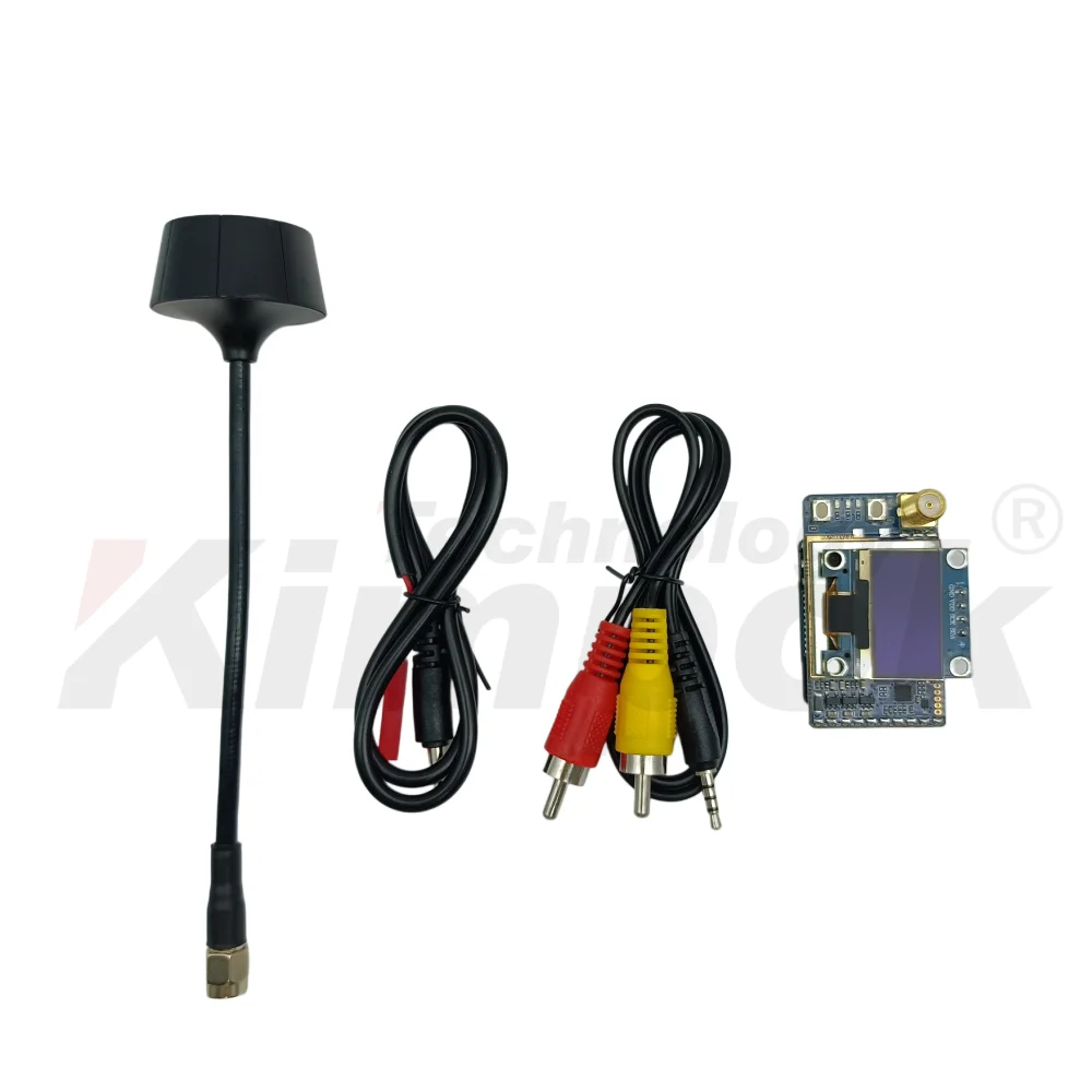 Afbeelding 3: 6.1-7.2G VRX 64CH breedband video-ontvanger 7.2Ghz VRX-module voor RC FPV langeafstandsdrone