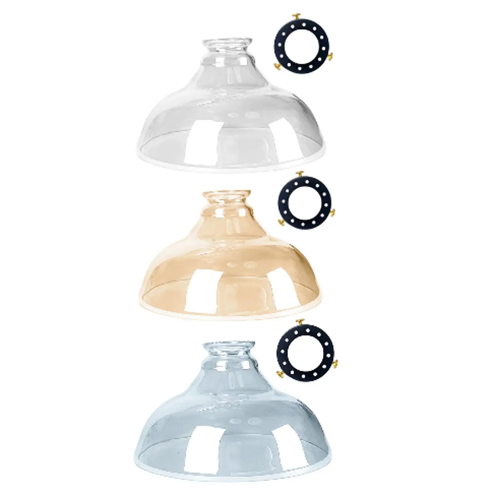 

Glass Lamp Shade Replacement Lampshade Height 5.51" Home Decor Light Cover for E27/E26