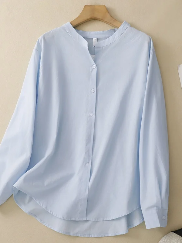 

Свободная синяя рубашка с защитой от солнца, корейский бренд, простой повседневный стиль, большие размеры, женский топ, дышащий, удобный, летний...