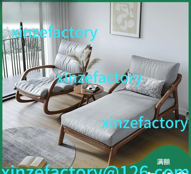

Customizable Nordic lazy leisure chaise longue modern simple balcony
