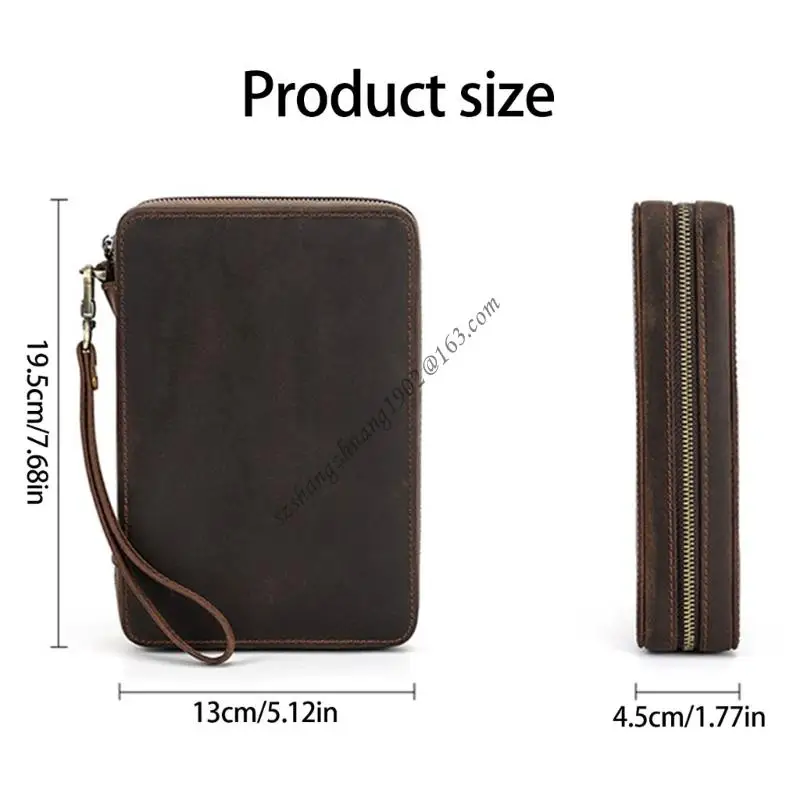Q6RB PU CASE LEATHER CASE DOR 12 Watch Straps يتدفق