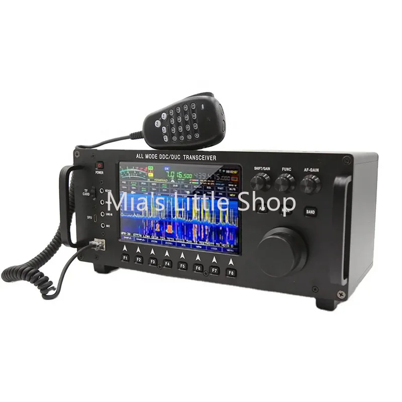 RS-998 100W HF SDR All Mode Transceiver with Waterfall, Built-in Tuner, 0-750MHz RX for Ham