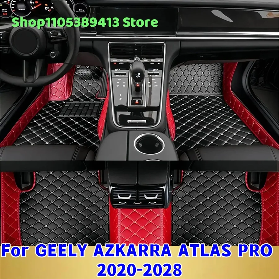 

Автомобильные коврики из кожи на заказ для GEELY AZKARRA ATLAS PRO 2022 2023 2024 2025 2026 2027, аксессуары для автомобиля